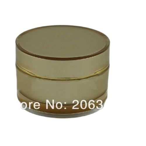 100G acrylic gold roundcream bottle ,cosmetic container,,cream jar,Cosmetic Jar,Cosmetic Packaging