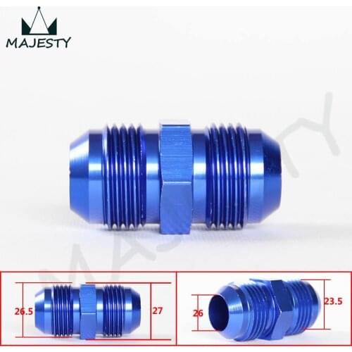 AN 12 Straight Male Flare Union Adapter Fittings Nitrous AN12 to AN12 Adaptor