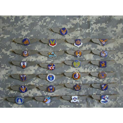 25pcs WW2 Us Army Air Force Military Pilot Wing Badge Metal Insignia Pin Set Military Store