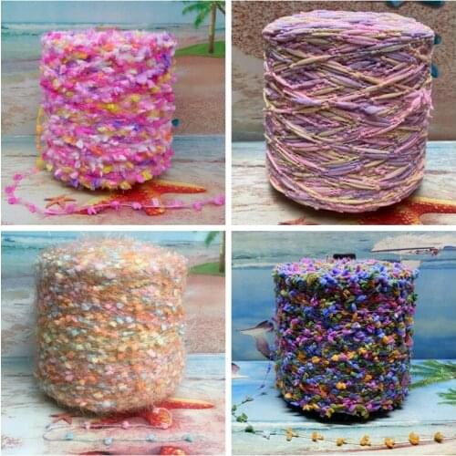 50G Colored Polyester Acrylic Blends Feather Fancy Yarn Hand Knitting Garment Fashion Crochet Yarn