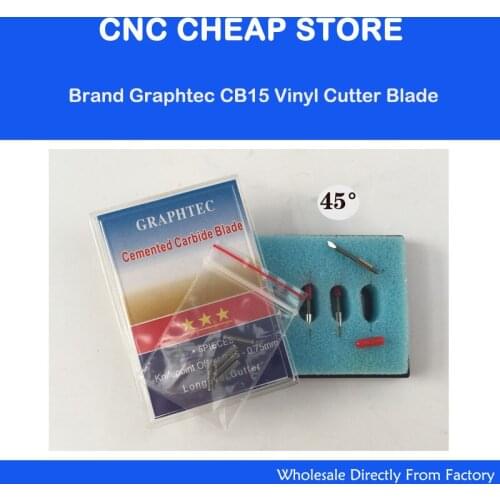 5 x 45 Degree CB15 FC2250 Cameo Vinyl Cutter Plotter/Printer Blades Free Shipping