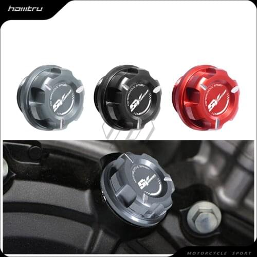 Motorcycle Accessories Engine Cover Filler Oil Cap Case for Suzuki SV1000 SV1000S 2003-2007
