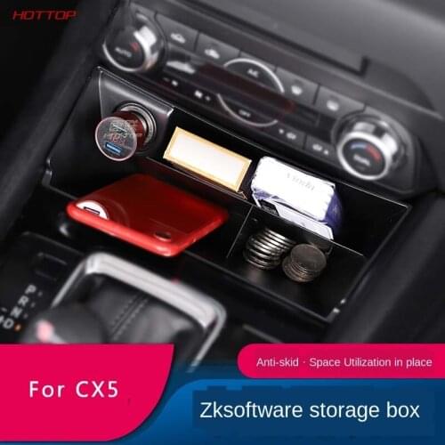 For Mazda CX5 2017 2018 2019 2020 Multi Function Storage Box Central Control Storage Box Decoration Modification