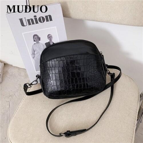 MUDUO Exclusive fashion Bags ladies luxury bags 2021 for women Luxury New Leather Shoulder Bags Black Cross Body Purse
