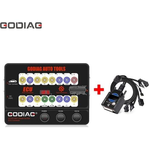 GODIAG GT100 AUTO TOOLS OBD II Break Out Box ECU Connector Plus Test Platform for BMW FEM/BDC Programming