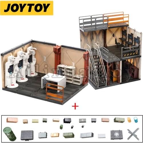 JOYTOY 1/18 Diorama Mecha Depot Monitoring Area Medical Area(Free Accessories Included) Anime Model Toy Free Shipping