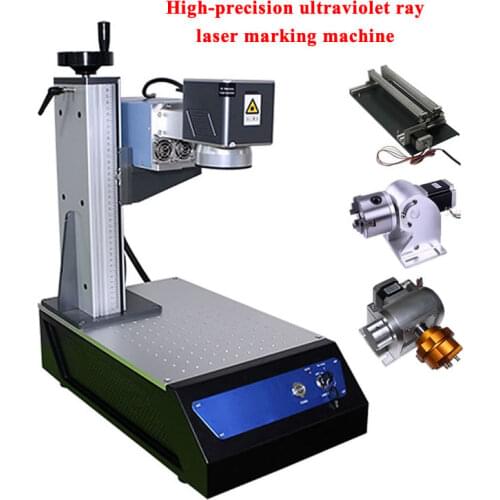 LY 3w 5w universal ultraviolet ray fiber purple laser marking machine cold light for metal gold diamond masks marking 110v 220v