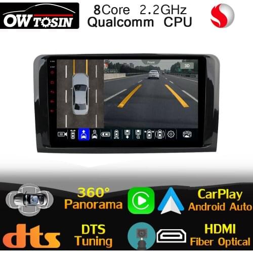 Qualcomm CPU Android For Mercedes Benz ML GL Class W164 X164 2005-2012 Car Multimedia Player CarPlay Optical HDMI Auto GPS Radio