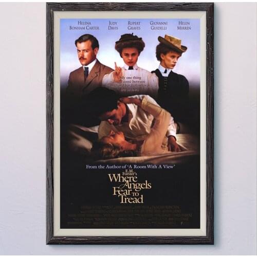 N581 WHERE ANGELS FEAR TO TREAD Vintage Classic Movie Wall Silk Cloth HD Poster Art Home Decoration Gift