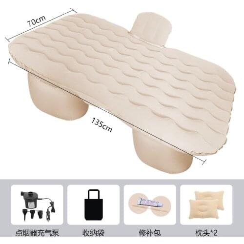 135*70CM Car Inflatable Bed Back Seat Mattress Airbed for child Rest SleepTravel Camping Inflatable Sofa Cushion Car Accessories