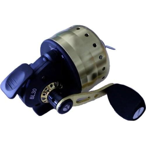 New 3.6:1 Metal Spin Cast BowCrossbow Casting Reel Spinning Reel Inner Line shooting Fish Wheel Built-in close BL30
