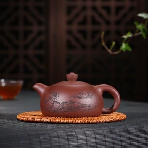 Wholesale yixing teapot authentic masters all hand purple clay are recommended and teapot 300 cc purple sand tea sets