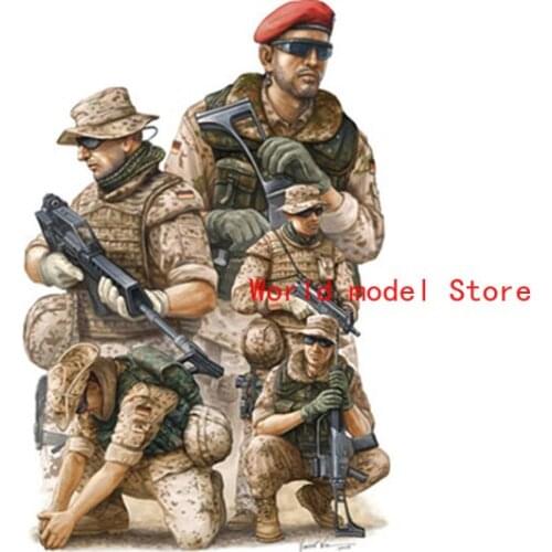 Trumpeter 00421 1/35 Modern German ISAF Soldiers in Afghanistan Assembly Models