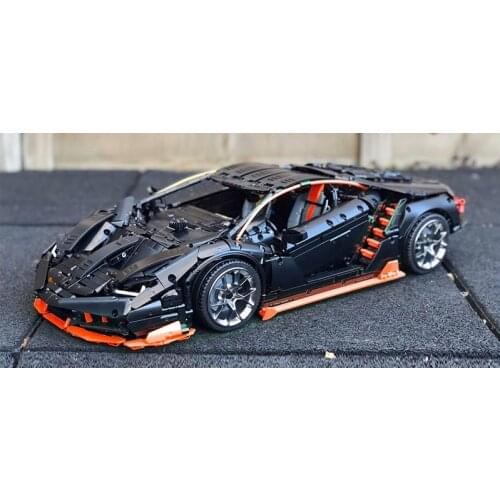 Technology building block 100 year old bull super sports car assembly toy boy birthday gift moc-39933