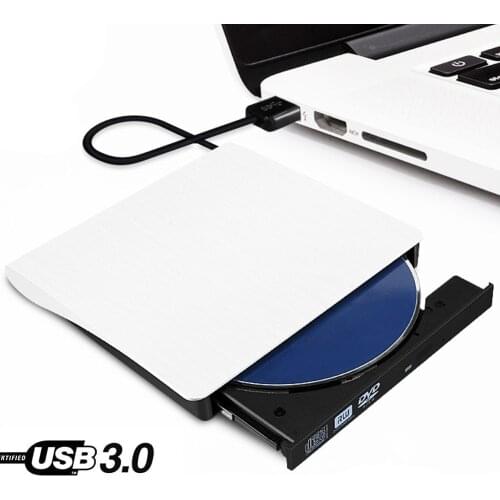 External Slim USB 3.0 DVD Burner DVD-RW VCD CD RW Burner Drive Superdrive Portable for Apple Pro Air iMAC PC Laptop Notebook