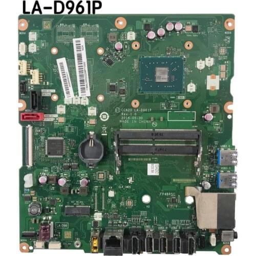 00UW352 For Lenovo Ideacentre Aio 510-22ASR Motherboard LA-D961P 00UW352 Mainboard 100% test ok delivery