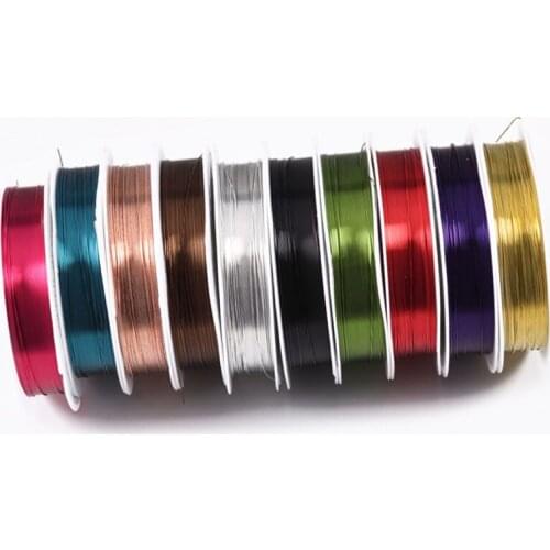 1 Roll New Copper Wire DIY Craft Beading Wire Jewelry Making Cord String AccessoriesBracelet&Necklace For DIY Jewelry Making