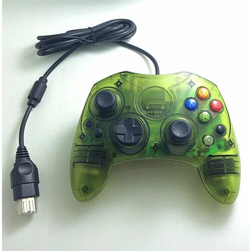 10 PCS a lot Transparent wired Gamepad Joystick Game Controller for Xbox