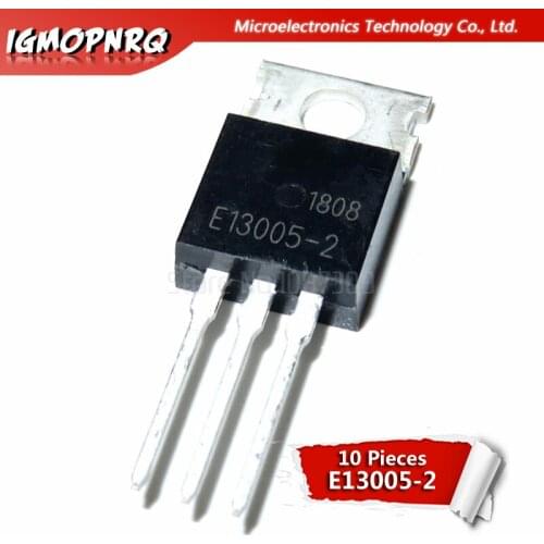 10PCS E13005-2 TO220 NPN TRANSISTORS E13005 TO-220 MJE13005-2 MJE13005