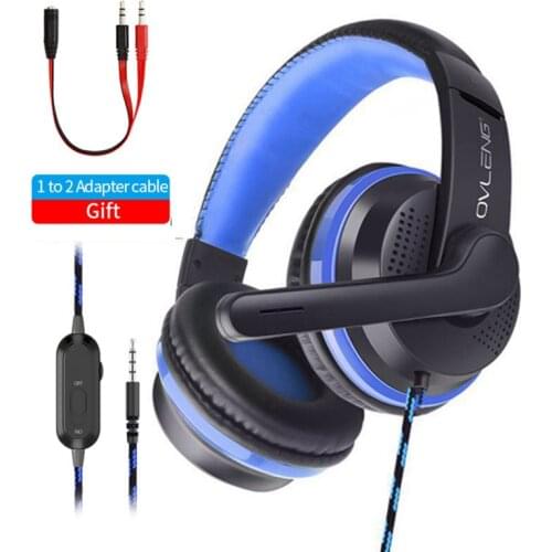 For PS4 High quality Gamer Headphone With Microphone 3.5mm Jack Noise Cancel Gaming Headset Stereo Bass casco For Phone Tablet