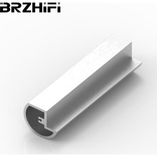 BRZHIFI 6061 DIY Custom Aluminum Extrusion Profile Angle Joint For Amplifier Case Audio Device Electronic Instruction Shell
