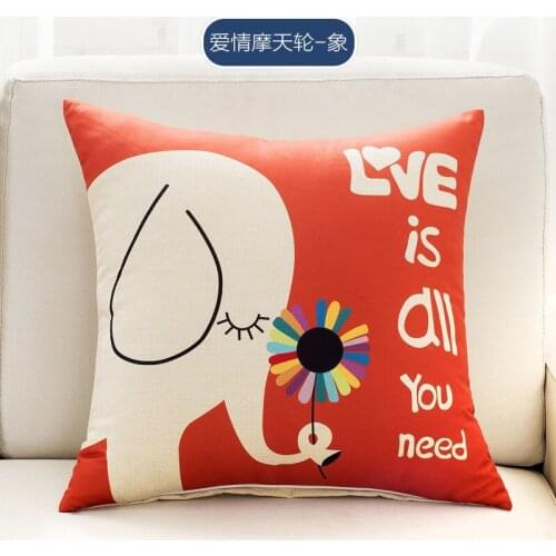 Nordic Throw Pillow Cartoon Black Cat Car Cushion Soft Fabric Foam Neck Pillow Headrest Lumbar Support Suit Automotive Supplies