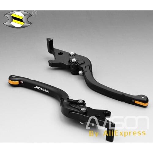 For XMAX X Max X-MAX 300 400 Motorcycle Modified Parts CNC Accessores Adjustable Clutch Brake Handle Levers Long Leves