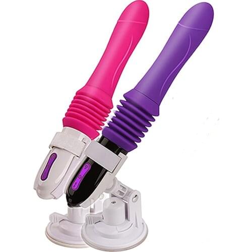 Thrusting Dildo Vibrator Automatic G Spot Vibrator with Suction Cup Sex Toy for Women Hand-Free Sex Fun Anal Vibrator for Orgasm