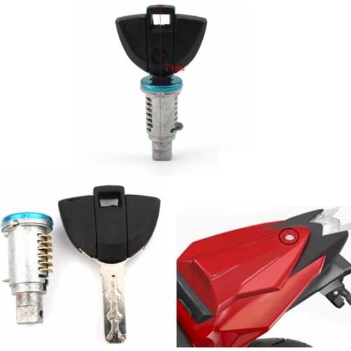 Motorcycle Rear Final Passenger Seat Lock Core Side Box Lock Key Set For BMW S1000RR S1000R 2009 - 2014 2015 - 2016