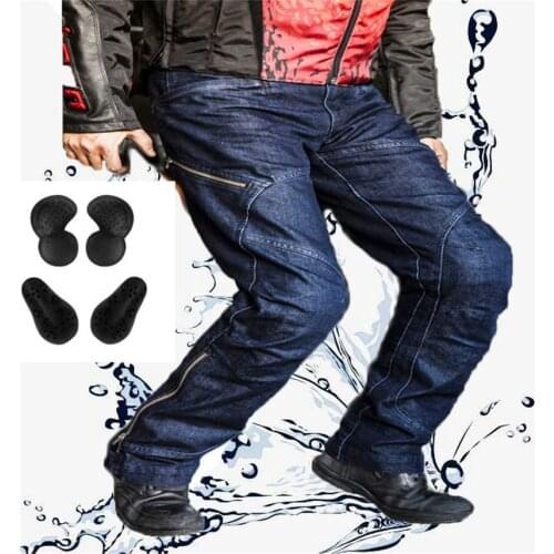 Motorcycle High Speed Pants Riding Denim Anti-fall Off-road Moto trousers Motorcycle Rider Pants Equipment Racing Pants