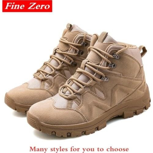 New Winter Autumn Men Military Boots Quality Special Force Tactical Desert Combat Ankle Boats Army Work Shoes Leather Snow Boots