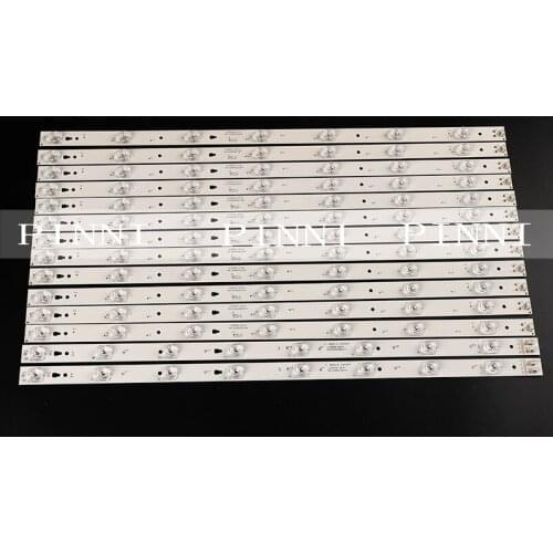 New and original for haier U55A5 U55H3 light strip led55d7-07 led55d7-08 One set of 14 (12 7 lights +2 8 lights) is 55.7cm lo