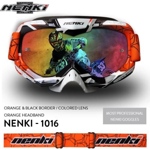 NENKI Motocross Glasses Moto Men Motorcycle Glasses Helmet Off-Road Motocross Goggles Dirt Bike MX BMX DH MTB Eyewear