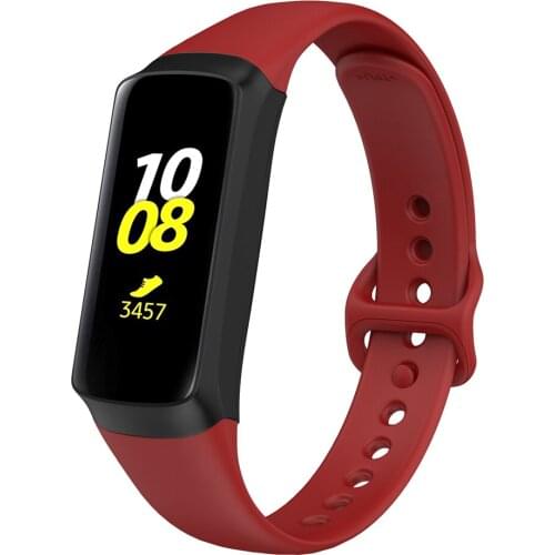 Organic Silicone Watchband Strap for Samsung Galaxy Fit SM-R370 Replacement Wristband Smartwatch Bracelet Colorful Unisex