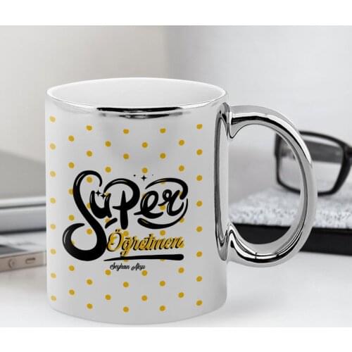 Personalized Super Teacher Chrome Mug Cup