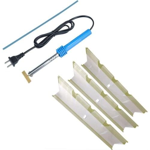 Qianyinuo 3pcs Cables & 1set Soldering T-Iron For Mercedes Benz Silver Ribbon Cable Cluster Pixel Repair E/CLK/G W201 W208 W463