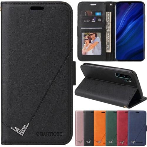 Luxury Leather Flip Case For Huawei P20 P30 P40 Mate 20 30 40 Pro Lite Y6 Y5P Y6P Y7P P Smart Z 2019 2021 PU Cover Bag Coque