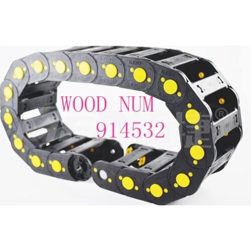 Machine tool tank chain drag chain plastic drag chain18*18mm