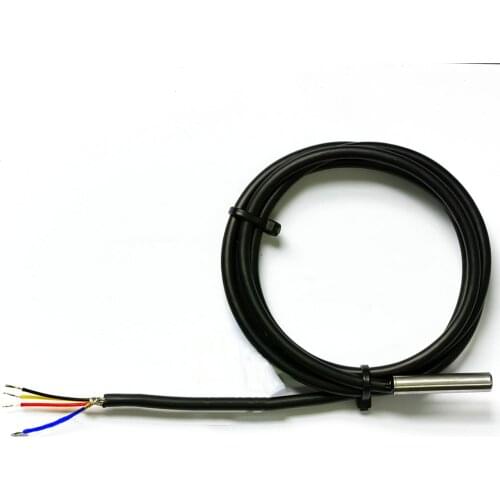 Taidacent DS18B20 RS485 IP68 Waterproof Temperature Sensor Probe Acquisition Module MODBUS_RTU 4 Wire Temperature Transmitter