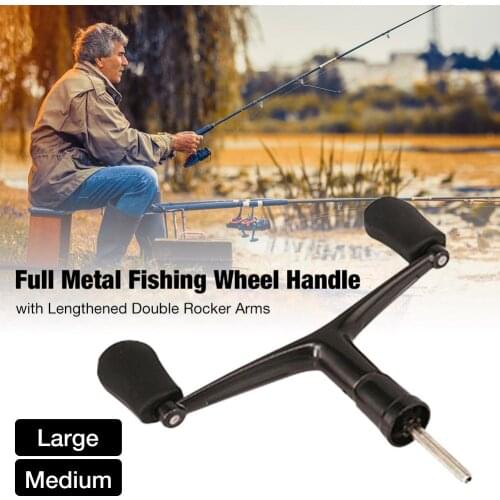 Fishing Reel Handle Lengthened Comfortable Non-slip Fishing Reel Handle Reel Crank Accessory