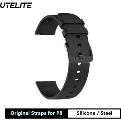 UTELITE Original P8 Smart Watch Straps Waterproof ECG Heart Rate Blood Pressure Monitor Full Touch Screen Wristband Straps