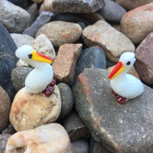 ZOCDOU 1 Piece Fisherman Fish Duck Fishermen Rivers Fisher Quacker Model Statue Figurine Crafts Figure Ornament Miniatures DIY