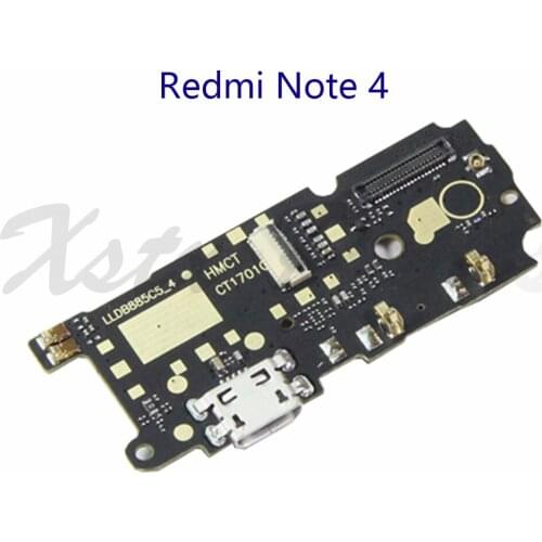 10PCS for Xiaomi Redmi Note 4 Note4 MTK USB Charger Charging Port Ribbon Flex Cable Micro USB Dock Connector Repair Spare Parts