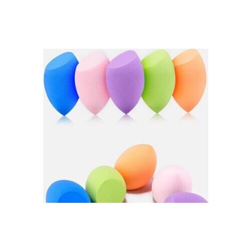 200pcs/lot New Style Calabash Water Drop Beveling Multi Makeup Eggs Cosmetic Puff Beauty Sponge Puff Makeup Accessories HA488