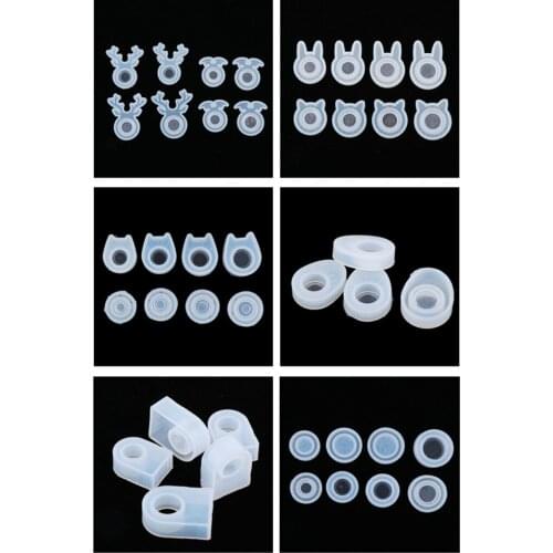 4/5/8 DIY Silicone Ring Molds For Resin Casting Jewelry Making Mould Tools