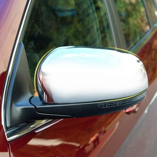 ABS Chrome Accessories FOR Jeep Cherokee KL 2014 2015 2016 2017 2018 Car rearview mirror frame Cover Trim