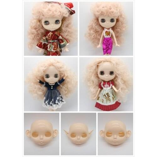 Without eyes chips joint Nude blyth doll face is custoimized