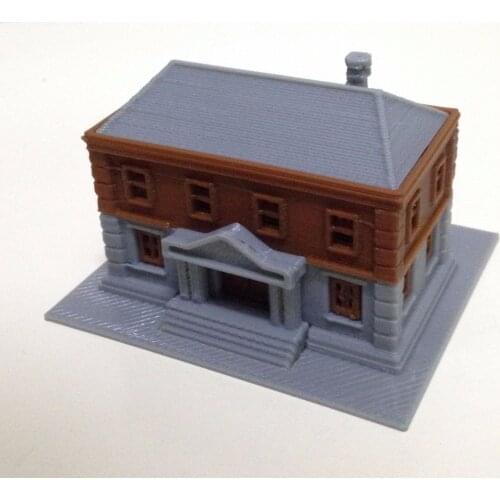 Outland Models City Government Department Police Station Z Scale 1:220 Railroad