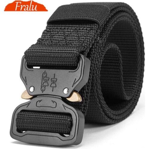 New Nylon Belt Men Army Tactical Belt Molle Military SWAT Combat Belts Knock Off Emergency Survival Waist Tactical Gear Dropship