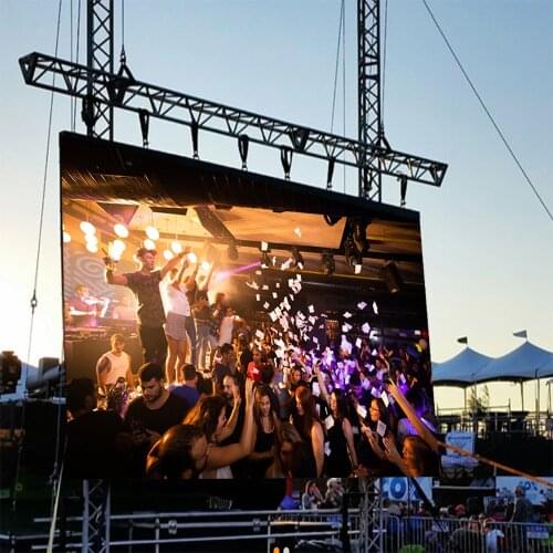 Outdoor P3.91 P4.81 led display panel hot stage concert church HD video led tv screen